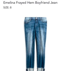 Size 8 Kut From The Kloth Frayed Hem Boyfriend Jeans